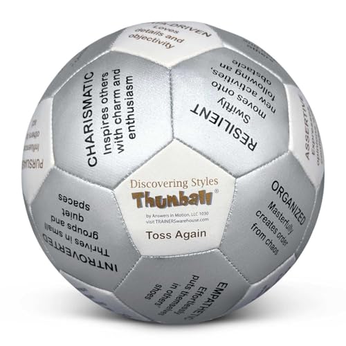 Image of Trainers Warehouse 6 inch Thumball Collection, 32 Prompts for Conversation, Team Building, Relationship and Training