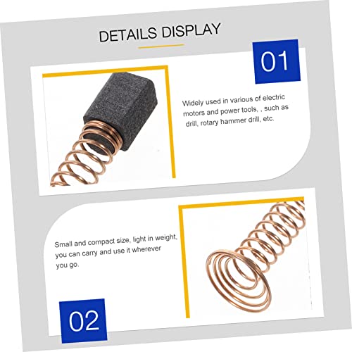 Brosses de carbone pour moteur électrique de scie sur table et meuleuse (16 pièces) - 5