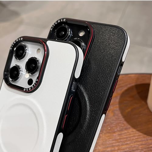 Housse cuir iPhone 12 Pro magnétique violette mat antichoc - 6