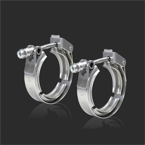 Collier de serrage en V dégagement rapide inox 304 pour échappement turbo 89mm