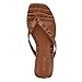 Calvin Klein Women's Stelea Sandal, Dark Natural Croco 120, 9