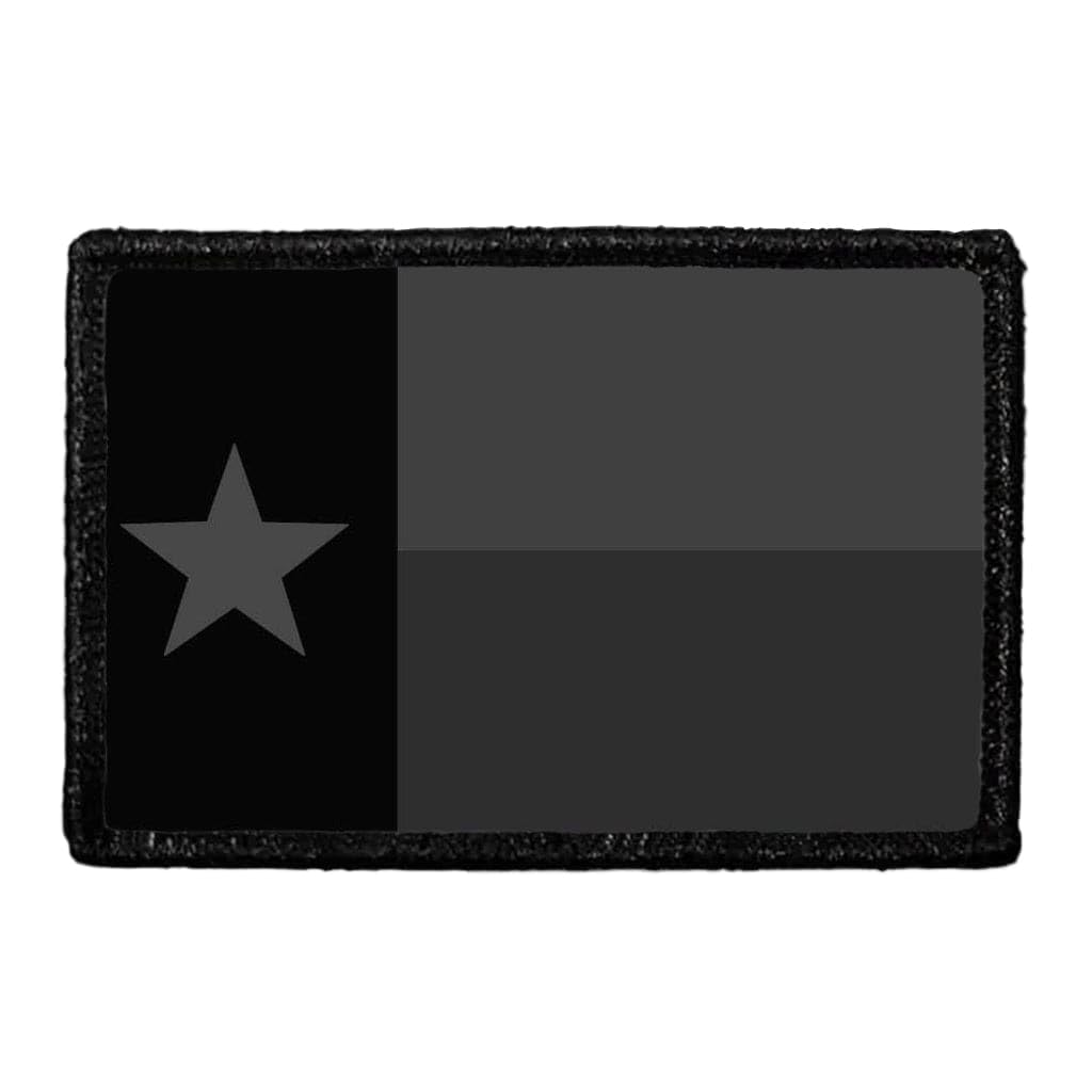 Texas State Flag Patch - OD Green Subdued 2x3 Inch With Hook & Loop Backing