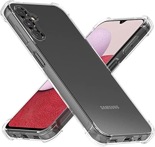 EMODIL Samsung Galaxy A14 Case Cover Clear Back Air Cushion Soft Silicone Shockproof Anti-Scratch Protective Bumper Shell Corner for Samsung Galaxy A14 5G ® (Transparent)