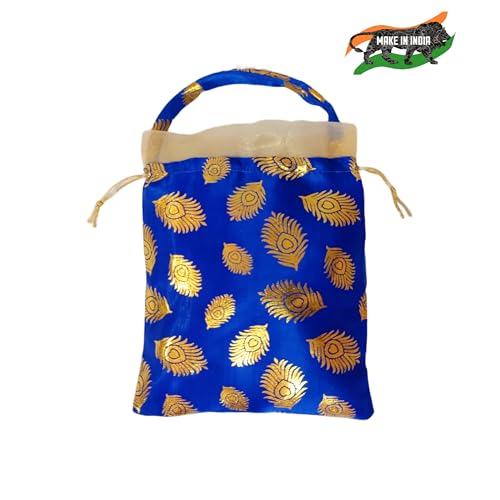 Image of VIG Enterprises Silky And Shiny Potli Batwa Bags /Thamboolam Bags For Wedding Party Return Gifts Party Gifts For Guest-