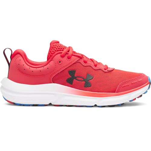 Under Armour Boys' Grade School Assert 10, (602) Red/Blue Atlantis/Black, 6, US