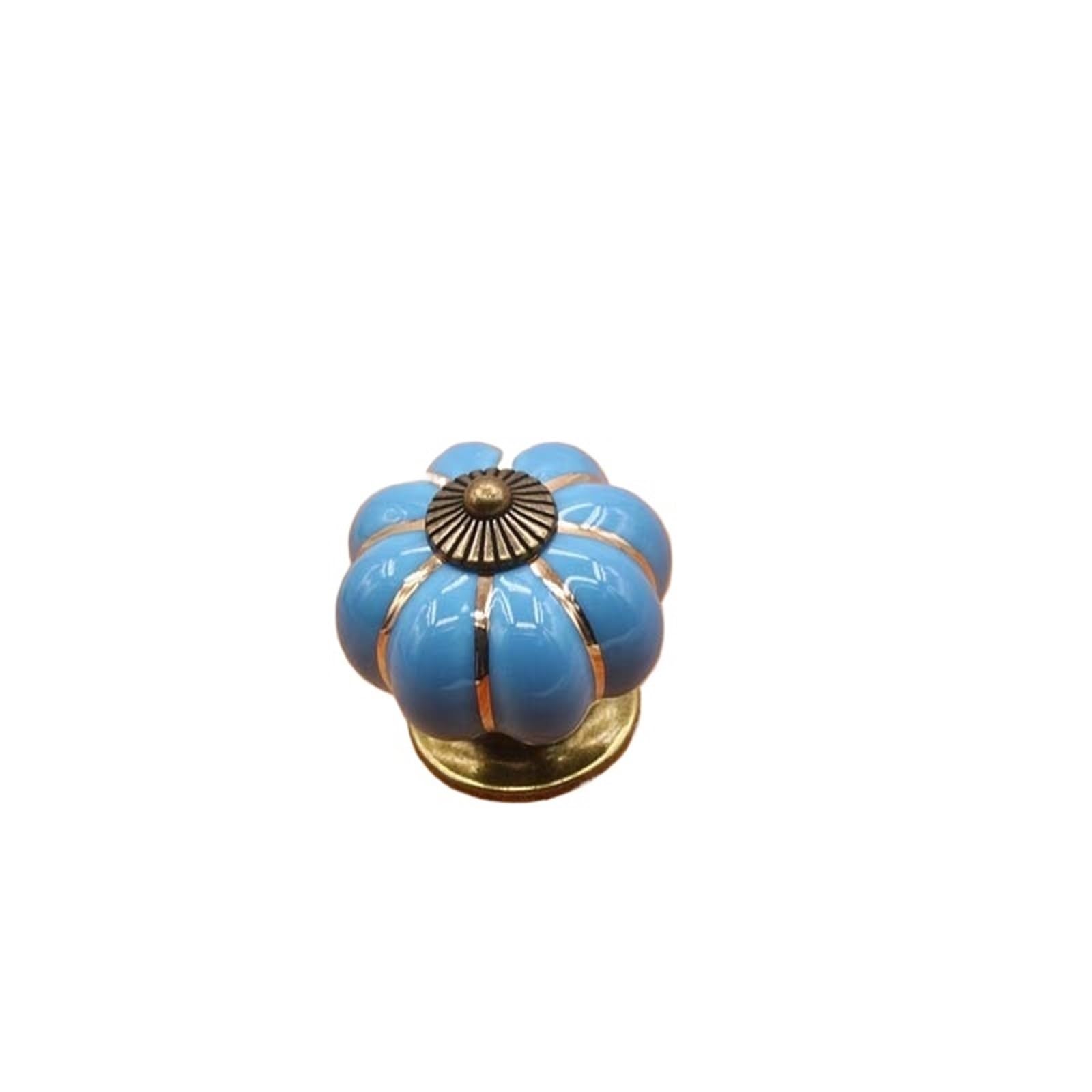 GNYVZXPLQ Ceramic Handle Drawer Knobs, 8 pcs Ceramic Cabinet Knobs, Multicolor, with Screws(Blue)
