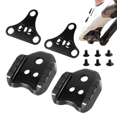 Bicycles Shoes Cleats Adapters - Indoor Cycling Bicycles Shoes Cleats Adapters, Shoe Cleats Pedals SPD Cleat Adapters | Metal Cycling Accessories with Universals Fit and Uniform Support for s