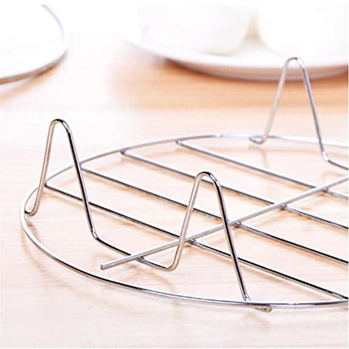 Aknhd Fire Glass Single Deck Grill Steel Air Fryer Accessories Burning Ring #TOP2