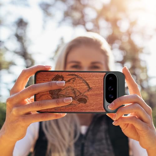Coque Pixel 10 Pro XL en bois véritable gravé par Carveit - 7