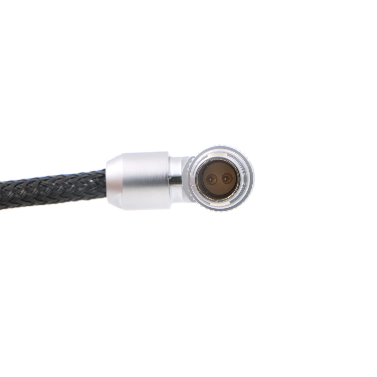 Alvin's Cables Red-Komodo V-Mount kabel zasilający, obrotowy, 2-pinowy męski do regulowanego kąta prostego, 2-pinowy męski przewód do monitora SmallHD, 45,7 cm