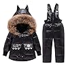Winter kinderen Jongens Kleding Pak Warm Donsjack Jas + Overalls Voor Meisje 1-5 Jaar Kids Baby Meisje Snowsuit