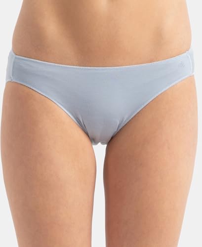 Image of Jockey 1803 Women's Medium Coverage Micro Modal Elastane Stretch Mid Waist Bikini Concealed Waistband and Stay Fresh Treatment