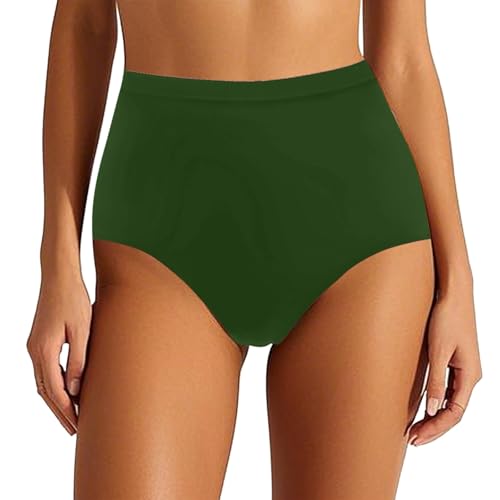 Braguitas Mujer - Braga Bikini Reductor Barriga Bikini,Culotte Sexy Traje de Baño Clásico Pantalon Triángulo Braguita Color Sólido Bañador