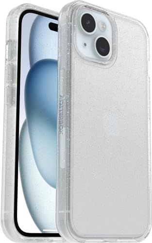 Coque OtterBox Symmetry Clear pour iPhone 15 14 13 protection fine Stardust