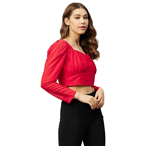 Image of Carlton London Women's Polyester Regular Fit Blouse