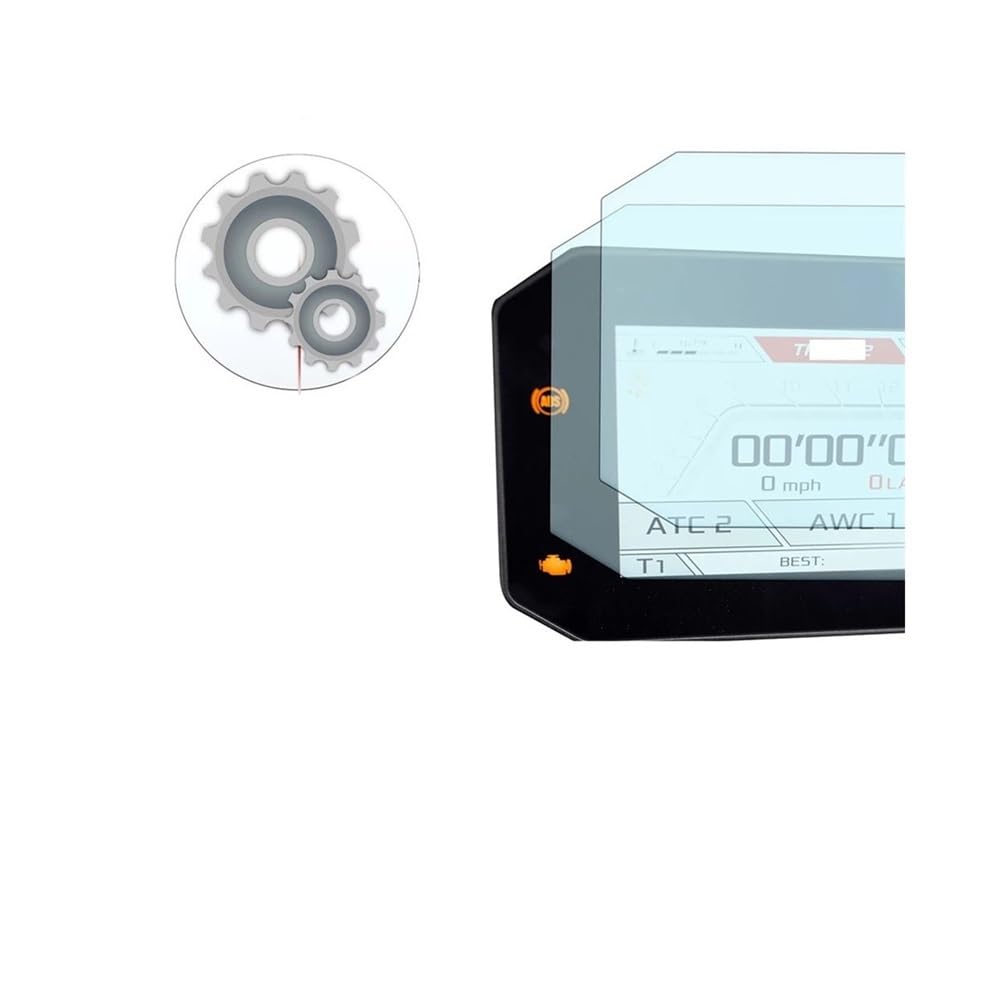 Films Protection Écran Moto Screenies Pour Aprilia Tuono V4/RSV4 Factory 2021 - Lot De 2 - Anti-Reflet