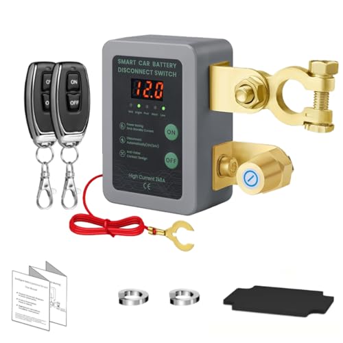 Image of Kill Switch Avutrel 12V 260A Remote Control with LED Display