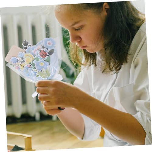 FUNOMOCYA 3Pcs Cartão De Felicitações Do Dia Do Professor Cartões De Presente Flor Cartões De Bênção