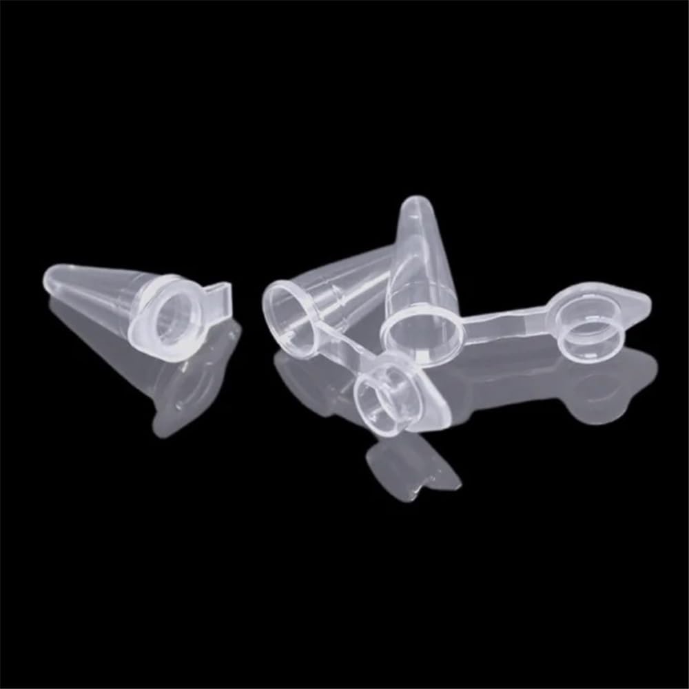 Instrumentos y Equipos de Laboratorio Tubo de centrífuga de pared ultrafina con tapa plana de 0,2 ml y 0,1 ml (paquete de 1000)(0.1ml)