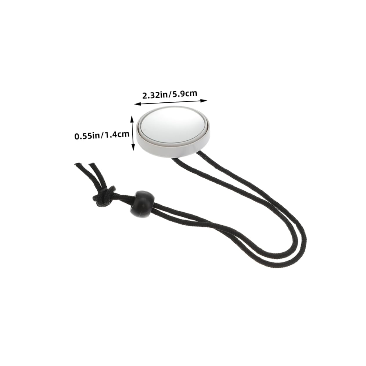 Garneck Adjustable Diving Rearview Mirror 360° Side Hanging Rope for Scuba Diving Safety