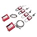 JTLB Electrical Lockout Tagout Kit Locking Padlock Set Hasp Universal Circuit Breaker Lock Loto Padlock Safety Padlock Set for Industry