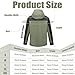 Ynport Crefreak Herren Outdoorjacke Winddicht Sport Jakcet Wasserdichte Paarjacke Kapuzenleichte Windjacke Mantel für Outdoor Wandern Trekking, Grün, L