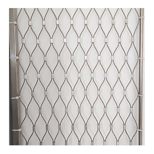 Filet de sécurité antichute extérieur en maille inox 304 flexible de 7m x 1,2m - 2