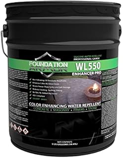 Armor WL550 Matte Wet Look Enhancer Sealer Concrete, Brick, Pavers, Stone, and Slate