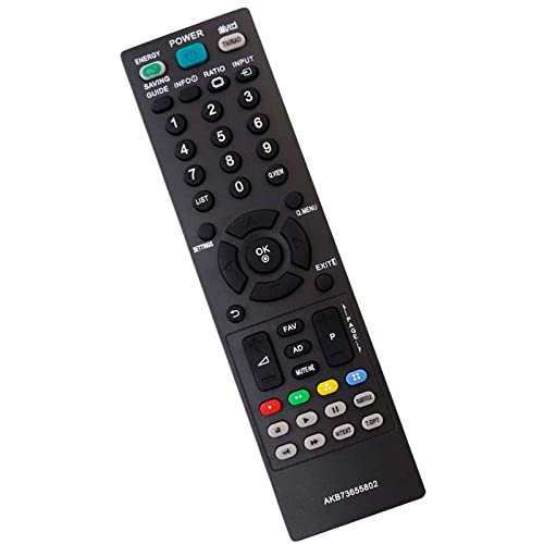 DHWRRCMQ Replacement AKB73655802 Remote Control for LG TV 26CS460-ZA 26CS460S-ZA 26CS460T-ZA 26CS465-ZA 26CS466-ZA