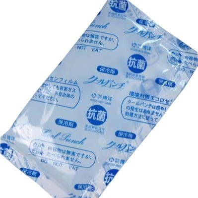 P-100(160) 抗菌フィルム保冷剤クールパンチ(100g×80個×2箱)