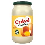 Calvé Maionese Classica, Formato 450 ml, Maionese Calvé Classica con Olio di Semi di Girasole, Ideale per Sandwich e Tartine, Senza Conservanti e Senza Zuccheri, Senza Glutine, Vegetariano