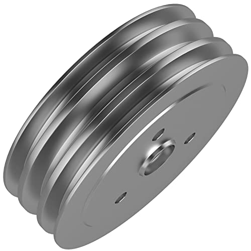 Sbc 3 Groove Crank Pulley For Small Block Chevy 265 267 283 302 305 307 327 350 383 400 Short Water Pumps #TOP1