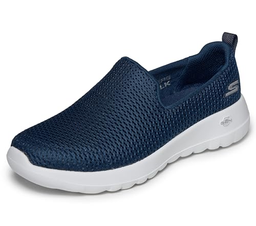 Skechers Damen Go Walk Joy Sneaker, Navy Textile White Trim, 42 EU – Ansicht 1