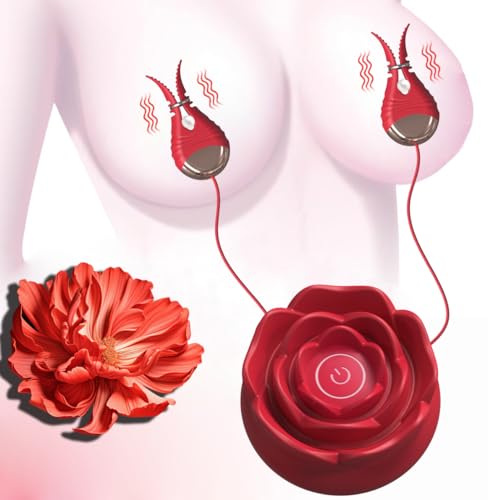 Adjustable Non-Piercing Nipple Clips with Chain