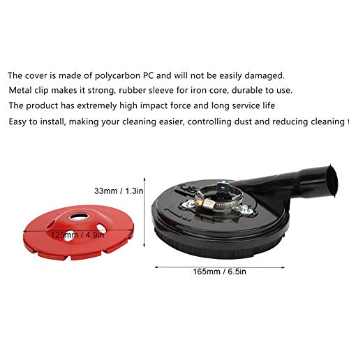 Carter de protection anti-poussière pour meuleuse d'angle 125mm durable - 8