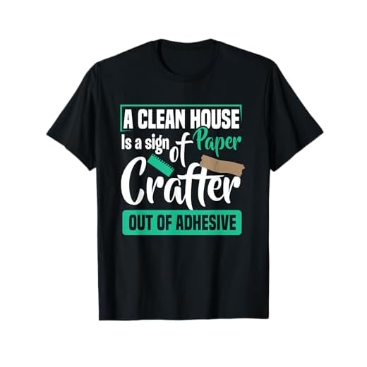 Una casa limpia es un signo de papel crujiente Camiseta