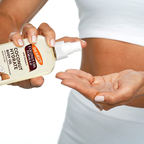 Palmer's Coconut Oil Body Oil + Body Lotion, Value Skin Care Bundle for Dry Skin, Provides 48 Hour Moisture to Dry, Rough Skin, Includes 1 Moisturizing Lotion (13.5 fl oz) and 1 Skin Oil (5.1 fl oz) - image 3