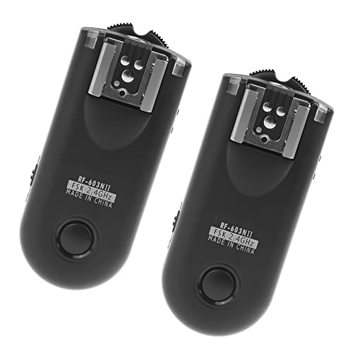LAURAG N3 de sem fio disparador de Flash remoto RF-603N II para Nikon D90 D600 D5000 D7000