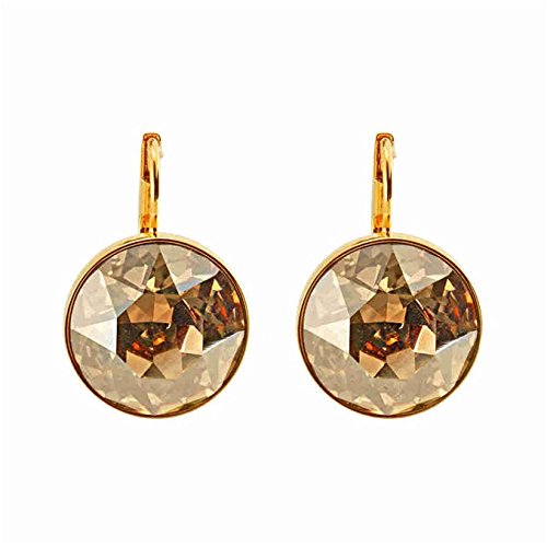 Swarovski Bella Pierced Earrings Gold One Size