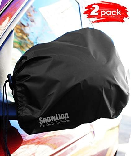 Car Mirror Covers - Mirror Mitts - Frost Guard Mirror Covers - Side View Mirror Cover- Exterior Mirror Covers - Universal Size Side Mirror Covers For Cars - Auto Accessories Exterior