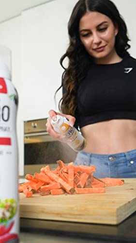Rabeko Zero Spray de cuisson faible en calories | Naturel | 800 portions, 2 kcal par pulvérisation | Spray pour rôtir, griller et cuire | Sans additifs, sans sucre | Sans gluten et sans lactose 1 x – vue 8