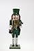 Clever Creations Traditional Irish Wooden Christmas Nutcracker Festive Holiday Decor | Wearing Green Holding Shamrock and Pot of Gold | Luck of The Irish | 100% Wood | 14" Tall