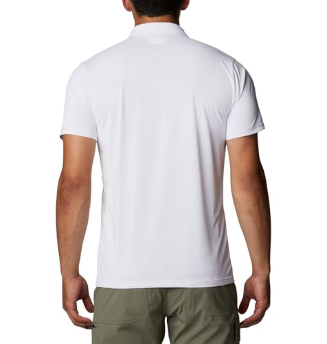 Image of Columbia Men's Solid Regular Fit Hike Polo