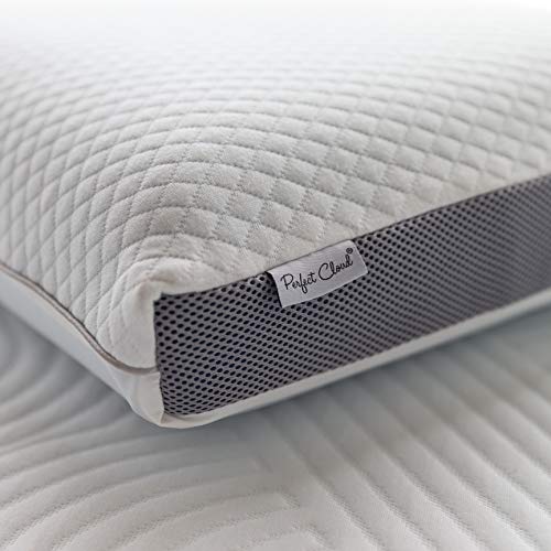 Perfect Cloud Dual Option Cooling Gel Pods Memory Foam Bed Pillow For Sleeping - 5.5-Inch Breathable Medium-Loft (Standard) #TOP6