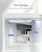 Waterdrop 35-Cup Slim Water Filter Dispenser, Large Capacity, 200-Gallon Long-Life, Faster Filtration, Reduces Chlorine, PFOA/PFOS and More, BPA Free, Black (with 1 Filter)