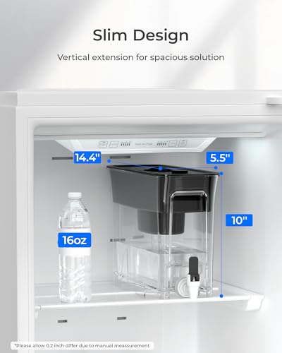 Image of Waterdrop WFD-40L-L Water Filter Dispenser, 35-Cup Large Capacity, Black