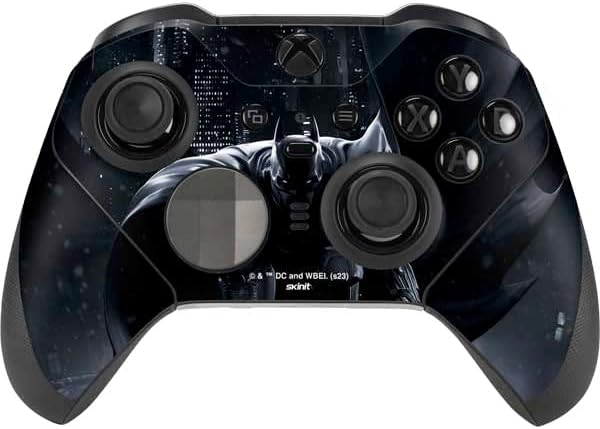 Skinit Decal Gaming Skin Compatible with Xbox Elite Wireless Controller Series 2 - Officially Licensed DC Comics Batman Smoke Design