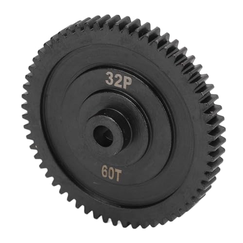 Lybunair Stirnradgetriebe Edelstahl 60T 32P für SCX10 PRO 1/10 RC Car Upgrade-Teile