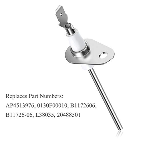 Ami Parts Furnace Flame Sensor For Goodman 0130F00010 Fit B11726-06 B1172606 20488501 Acs90453Bxa P1257001F P1257007F Acs90703Bxa P1257002F P1257008F #TOP2