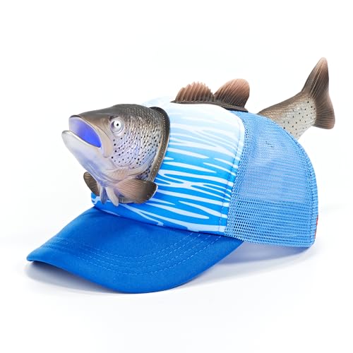 Image of Funny 3D Animal Trucker Hat, Adjustable Mesh Snapback Cap for Men & Women